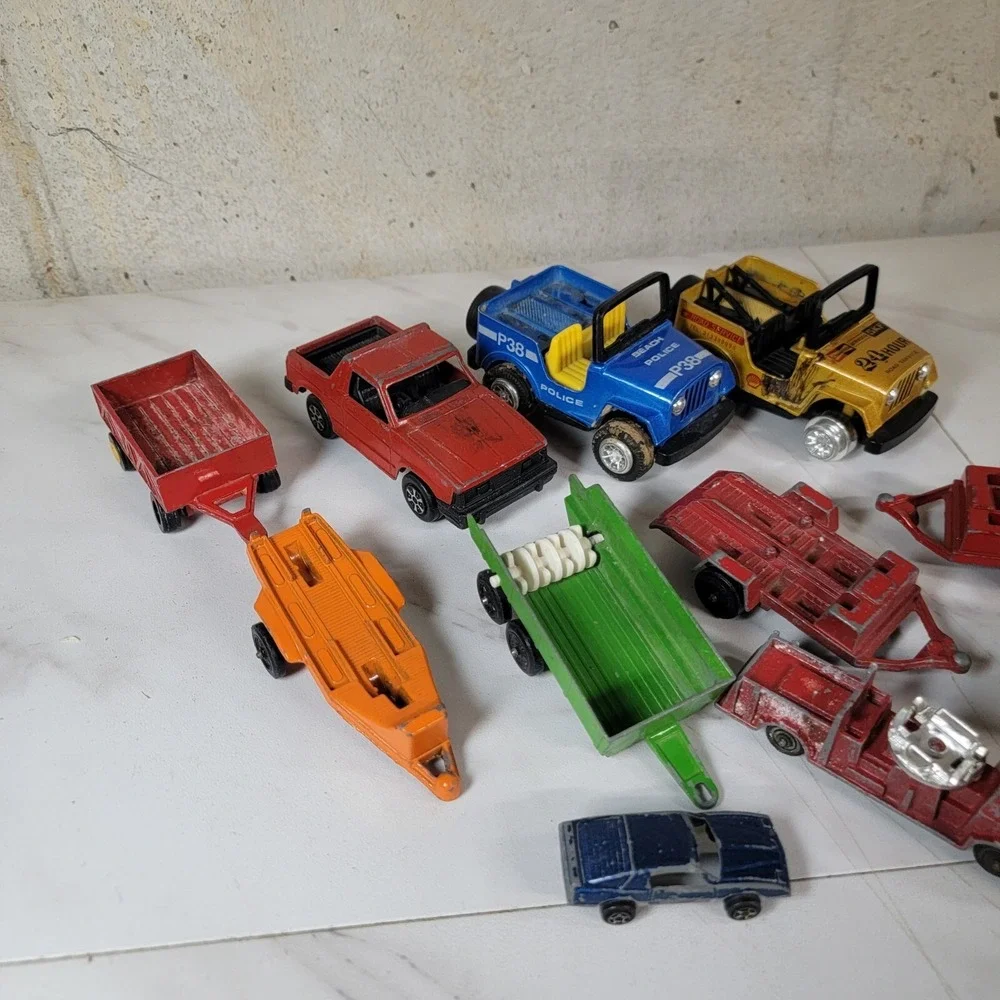 Vintage‎ Tootsie Toy Diecast Cars Trailers Firebird As Is Condition